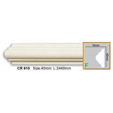 Молдинг из полиуретана гибкий CR 610 (2.44м) Flexi*